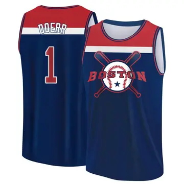 Men's Bobby Doerr Boston Red Sox Navy/Red Baseball Legend Tank Top