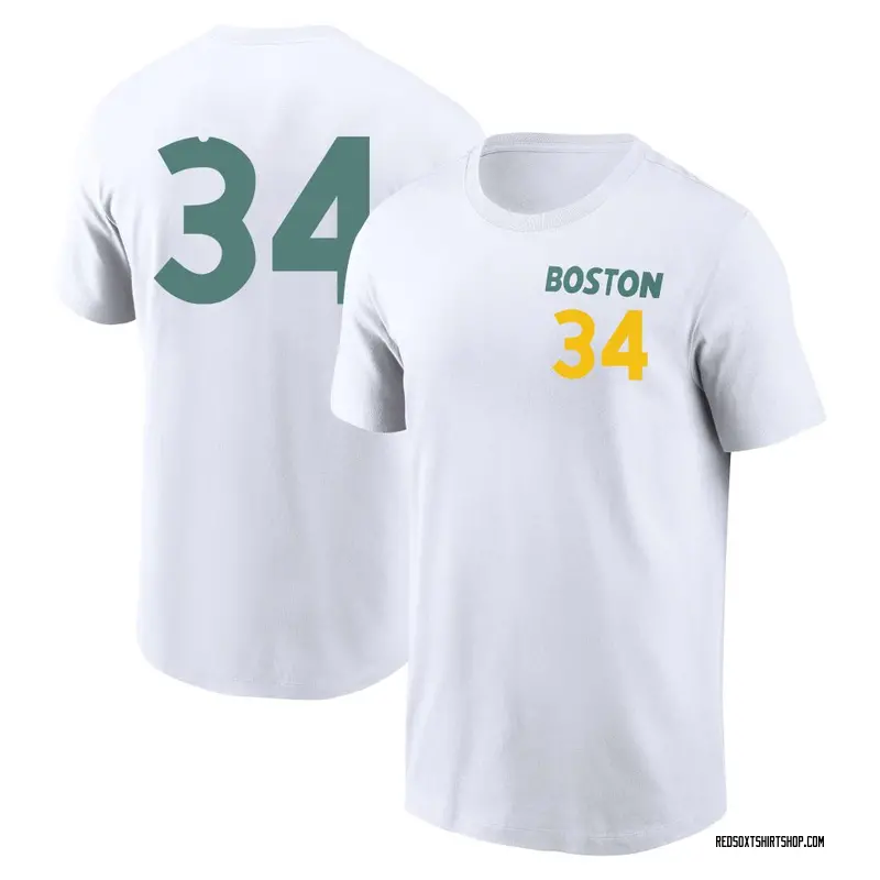 Men's David Ortiz Boston Red Sox White 2025 City Connect Name & Number T-Shirt