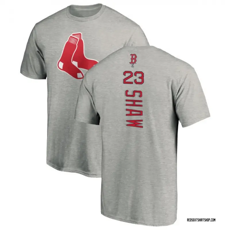 Men's Travis Shaw Boston Red Sox Backer T-Shirt - Ash