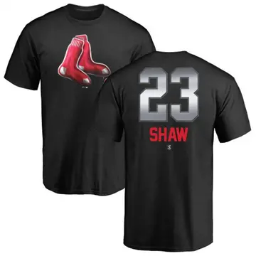 Men's Travis Shaw Boston Red Sox Midnight Mascot T-Shirt - Black