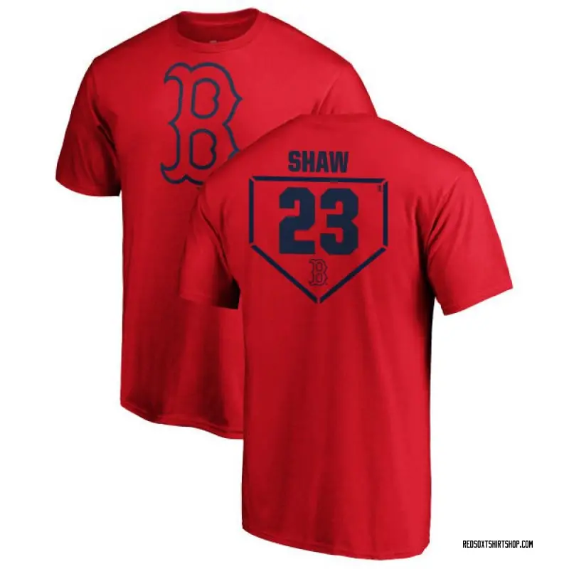 Men's Travis Shaw Boston Red Sox RBI T-Shirt - Red