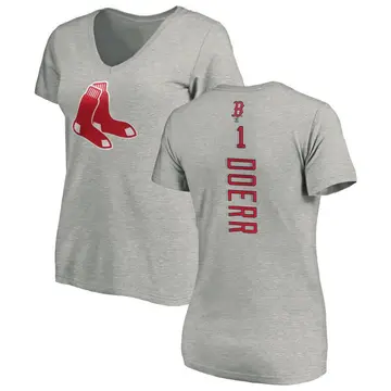 Women's Bobby Doerr Boston Red Sox Backer Slim Fit T-Shirt - Ash