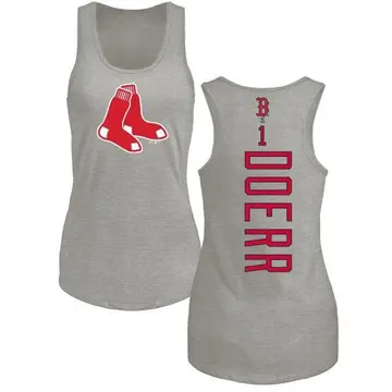Women's Bobby Doerr Boston Red Sox Backer Tri-Blend Tank Top - Ash
