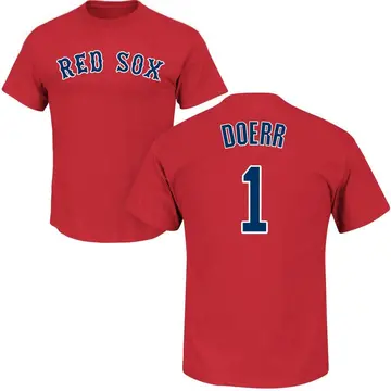 Youth Bobby Doerr Boston Red Sox Roster Name & Number T-Shirt - Scarlet