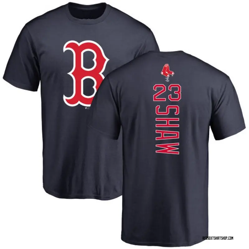 Youth Travis Shaw Boston Red Sox Backer T-Shirt - Navy