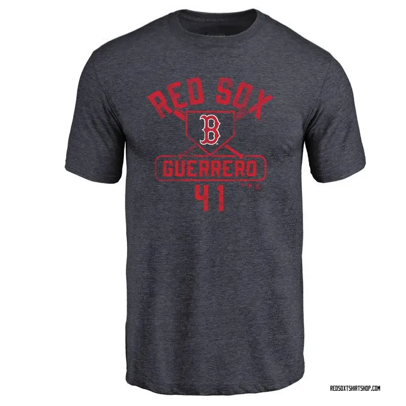 Youth Tyron Guerrero Boston Red Sox Base Runner Tri-Blend T-Shirt - Navy