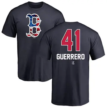 Youth Tyron Guerrero Boston Red Sox Name and Number Banner Wave T-Shirt - Navy