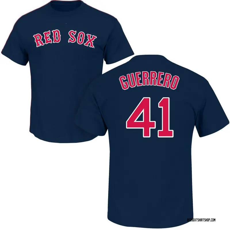 Youth Tyron Guerrero Boston Red Sox Roster Name & Number T-Shirt - Navy